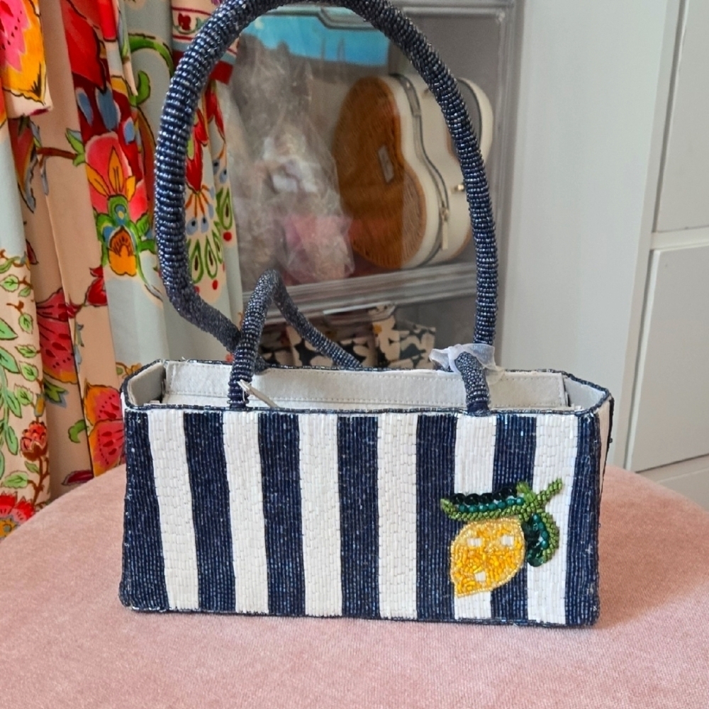 NWT Indian Beated Shoulder Bag